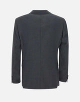 Blazer "H Huge" in lana rigenerata 50537537 021 BOSS