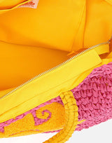 "Wina straw bag" AW029ABPA100 A7000 SUNDEK