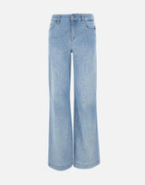 Jeans flare con borchie UA5158DS800 78850 LIU-JO