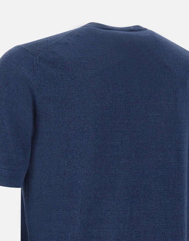 T-shirt  in lino e cotone 57140 18637598 GRAN SASSO