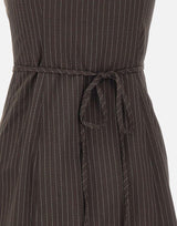 "Pinstripes Belted Long Top" 114696 3065 ROTATE BIRGER CHRISTENSEN