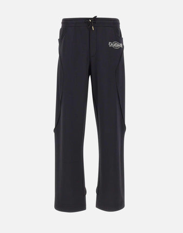 "Italian Loopback Oversized Panelled Sweatpants" UAW25JTR314 01 CASABLANCA