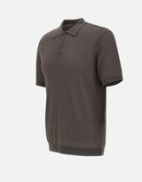Polo in maglia cotone e viscosa EM001139 AF14851F6024 EMPORIO ARMANI