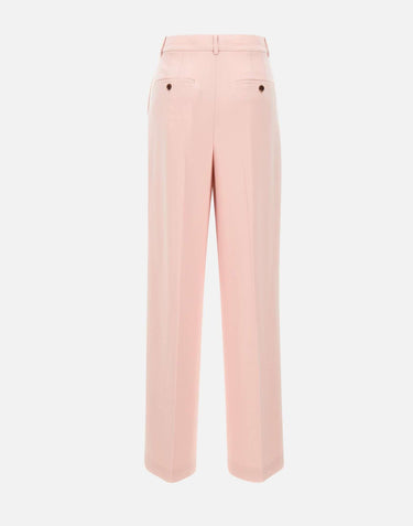 Pantaloni "Dbl Pleat" in crepe Admiral O1109201 Q2D THEORY