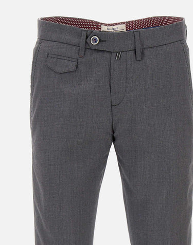 Pantaloni "Michelangelo" in cotone e lyocell P405CPLN 2A016F003 RE-HASH