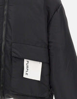 "Twill Puffer Jacket" M6092 TCBJ425BLACK PURPLE BRAND