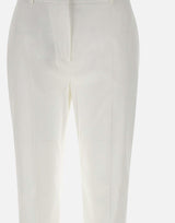 Pantaloni "David" in gabardina di cotone 2516131022600 001 MAX MARA STUDIO