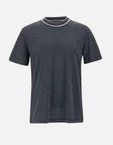 T-shirt in cotone e cashmere R55047J0 A3035A73 PESERICO