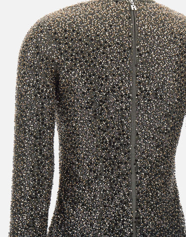 "Beaded mini dress" 114985 1348 ROTATE BIRGER CHRISTENSEN