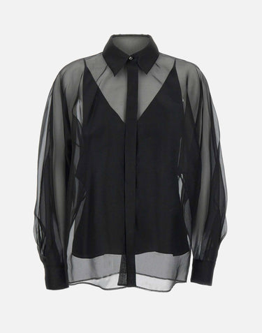Camicia in organza di seta 2516261024600 002 MAX MARA STUDIO