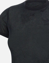 "Signature contrast t-shirt" 125JTS017JS0069 9999 COURREGES