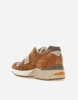 "Made in UK 991v2 Iconic Influences" U991GB2 BROWN NEW BALANCE