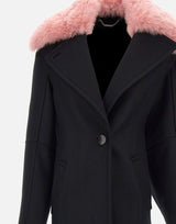 Cappotto in lana 2S099A N0990 BLUMARINE