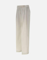 Pantaloni in lino, lana e seta K85PANH06 TES0K02401 ELEVENTY