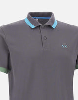 Polo "Big stripes on collar" A35112 99 SUN68