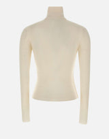 Pullover "Zipped Mockneck" 325MPU247FI0071 WHITE COURREGES
