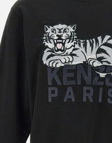Felpa "Happy tiger" in cotone FF55SW2634MF 99J KENZO PARIS