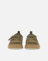 Stringate "Polden Moc Suede" 180869 OLIVE CLARKS