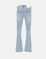Jeans "Monogram embossed" P004 FOBL425LTINDIGO PURPLE BRAND
