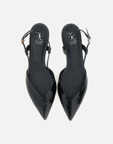Slingback "Harrods" in pelle FD7962 NERO FABI