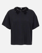 Maglia con paillettes CF5038MS55N 22222 LIU-JO