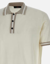 Polo "Rolle Rig" in tricot di cotone PEU5453 99012133730DP PEUTEREY