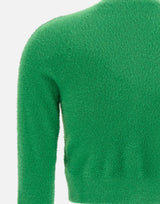 "Fluffy cardigan" JW5177 GREEN ADIDAS