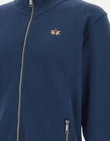 Felpa "Fleece diagonal" in cotone MAF004 FP58007017 LA MARTINA