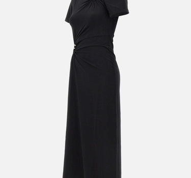 "Pierced and plain long dress" 25PJRO062CO0555 P001 RABANNE