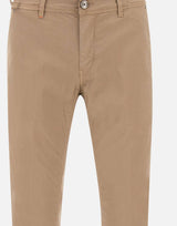 Pantaloni "Mariotto" in cotone Pima stretch P321ZBW 21040159 RE-HASH