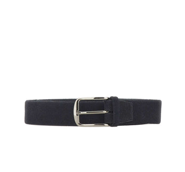 ALBERTOLUTI Cintura in pelle scamosciata BLUE Uomo 