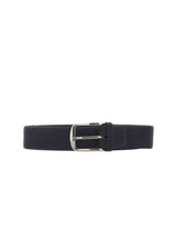 ALBERTOLUTI Cintura in pelle scamosciata BLUE Uomo 