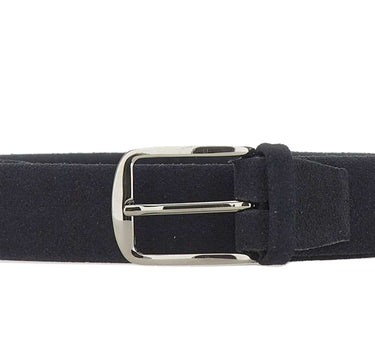 ALBERTOLUTI Cintura in pelle scamosciata BLUE Uomo 