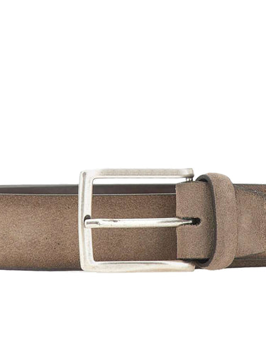 ALBERTOLUTI Cintura in pelle scamosciata BEIGE Uomo 