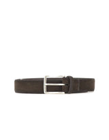 ALBERTOLUTI Cintura in pelle scamosciata BROWN Uomo 