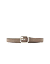 ALBERTOLUTI Cintura in pelle scamosciata GREY Uomo 