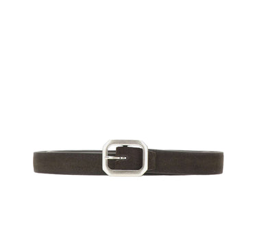 ALBERTOLUTI Cintura in pelle scamosciata BROWN Uomo 