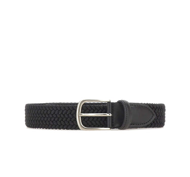 ALBERTOLUTI Cintura in tessuto intrecciato BLACK Uomo 