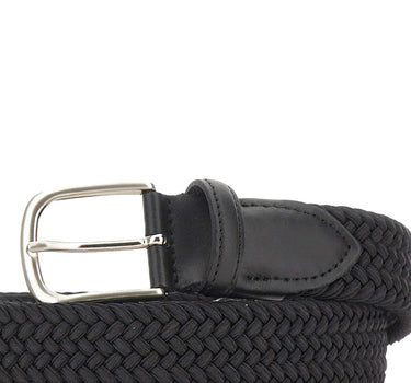 ALBERTOLUTI Cintura in tessuto intrecciato BLACK Uomo 