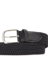 ALBERTOLUTI Cintura in tessuto intrecciato BLACK Uomo 