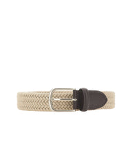 ALBERTOLUTI Cintura in tessuto intrecciato BEIGE Uomo 