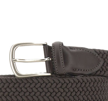 ALBERTOLUTI Cintura in tessuto intrecciato BROWN Uomo 