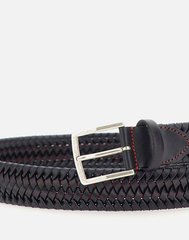 Cintura in pelle 105AP4512AI NAVYRED ATHISON 