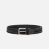 Cintura in pelle 105AP4512AI BLKGREY ATHISON 