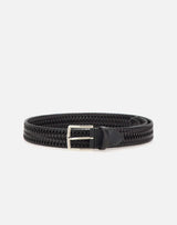 Cintura in pelle 105AP4512AI BLKGREY ATHISON 