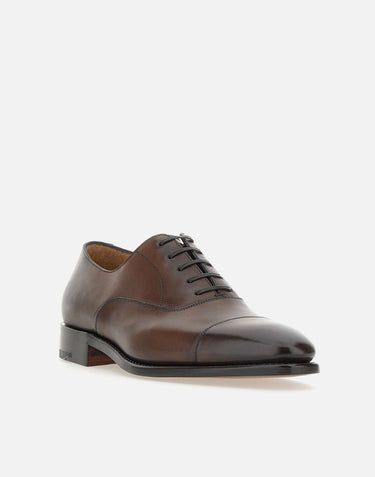 Stringate "F.J Lav. GY" in pelle 765MONTELLA CU08 DUCA DEGLI ABRUZZI 