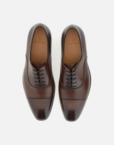 Stringate "F.J Lav. GY" in pelle 765MONTELLA CU08 DUCA DEGLI ABRUZZI 