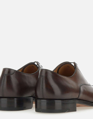 Stringate "F.J Lav. GY" in pelle 765MONTELLA CU08 DUCA DEGLI ABRUZZI 