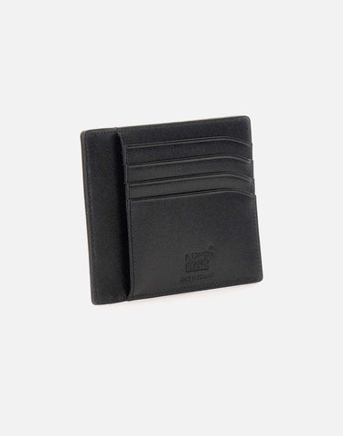 MONTBLANC Portacarte "Meisterstuck" in pelle BLACK Uomo 