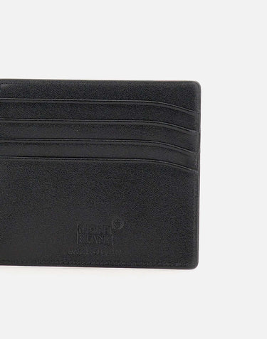 MONTBLANC Portacarte "Meisterstuck" in pelle BLACK Uomo 